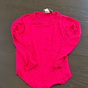 Vibrant Fuchsia Long Sleeve Tee for Kids